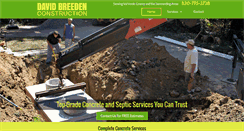 Desktop Screenshot of breedensepticsystemdelrio.com